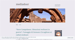 Desktop Screenshot of mediadoor.wordpress.com