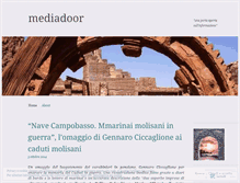 Tablet Screenshot of mediadoor.wordpress.com