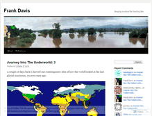 Tablet Screenshot of cfrankdavis.wordpress.com
