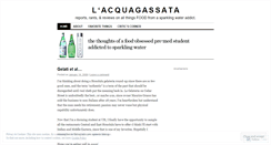 Desktop Screenshot of lacquagassata.wordpress.com