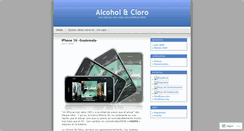 Desktop Screenshot of alcoholycloro.wordpress.com