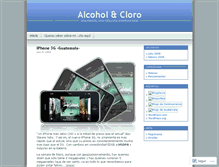 Tablet Screenshot of alcoholycloro.wordpress.com