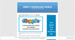 Desktop Screenshot of directdownloadworld.wordpress.com