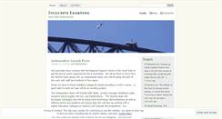 Desktop Screenshot of inclusivelearning.wordpress.com