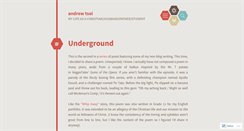Desktop Screenshot of andrewtsoi.wordpress.com