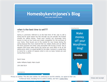 Tablet Screenshot of homesbykevinjones.wordpress.com