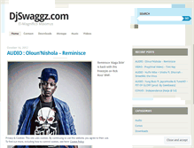 Tablet Screenshot of djswaggz.wordpress.com