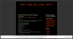 Desktop Screenshot of iamoffthebus.wordpress.com