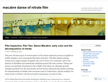 Tablet Screenshot of macabredanseofnitratefilm.wordpress.com