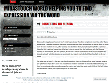 Tablet Screenshot of midastouchworld.wordpress.com