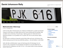 Tablet Screenshot of danieljohanssonrally.wordpress.com