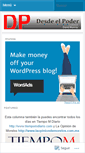Mobile Screenshot of desdeelpoder.wordpress.com