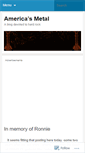 Mobile Screenshot of americasmetal.wordpress.com