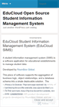 Mobile Screenshot of educloudsims.wordpress.com