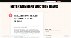 Desktop Screenshot of eauctionnews.wordpress.com