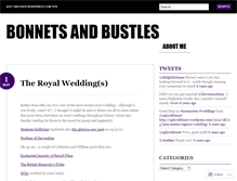 Tablet Screenshot of bonnetsandbustles.wordpress.com