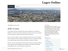 Tablet Screenshot of lagesonline.wordpress.com