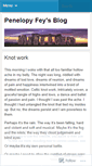 Mobile Screenshot of penelopyfey.wordpress.com