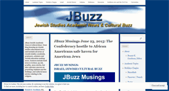 Desktop Screenshot of jbuzz.wordpress.com