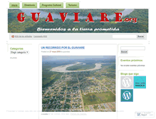 Tablet Screenshot of guaviare.wordpress.com