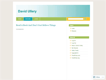 Tablet Screenshot of davidullery.wordpress.com