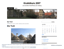 Tablet Screenshot of krukkikurs.wordpress.com