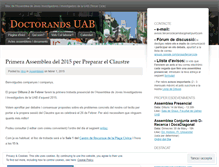 Tablet Screenshot of doctorandsuab.wordpress.com