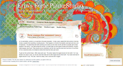 Desktop Screenshot of erinsfortepianostudio.wordpress.com