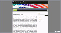 Desktop Screenshot of andikaprasetya.wordpress.com