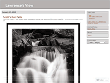 Tablet Screenshot of lawrencesview.wordpress.com