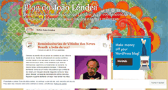 Desktop Screenshot of joaolendea.wordpress.com