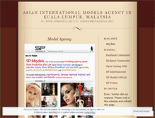 Tablet Screenshot of modelingagency.wordpress.com