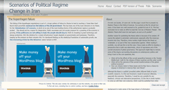 Desktop Screenshot of iranscenarios.wordpress.com