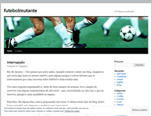 Tablet Screenshot of futebolmutante.wordpress.com