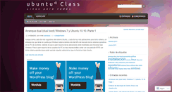 Desktop Screenshot of claseubuntu.wordpress.com