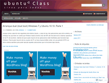 Tablet Screenshot of claseubuntu.wordpress.com