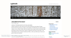 Desktop Screenshot of cgdmisik.wordpress.com
