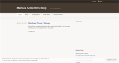 Desktop Screenshot of malbrecht2.wordpress.com