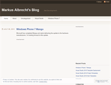 Tablet Screenshot of malbrecht2.wordpress.com