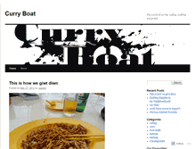 Tablet Screenshot of curryboat.wordpress.com