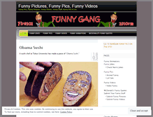 Tablet Screenshot of funnygang.wordpress.com