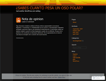 Tablet Screenshot of elperdido14.wordpress.com