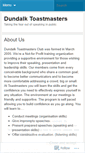 Mobile Screenshot of dlktoastmasters.wordpress.com