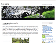 Tablet Screenshot of kencrane.wordpress.com