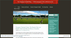 Desktop Screenshot of paraguayfootball.wordpress.com