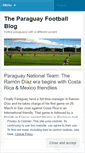 Mobile Screenshot of paraguayfootball.wordpress.com