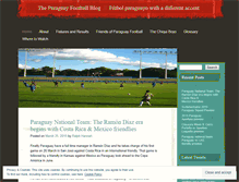 Tablet Screenshot of paraguayfootball.wordpress.com