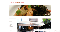 Desktop Screenshot of caseofthemunchies.wordpress.com