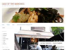 Tablet Screenshot of caseofthemunchies.wordpress.com