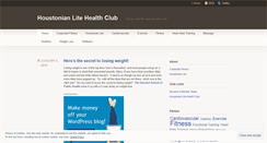 Desktop Screenshot of houstonianlite.wordpress.com
